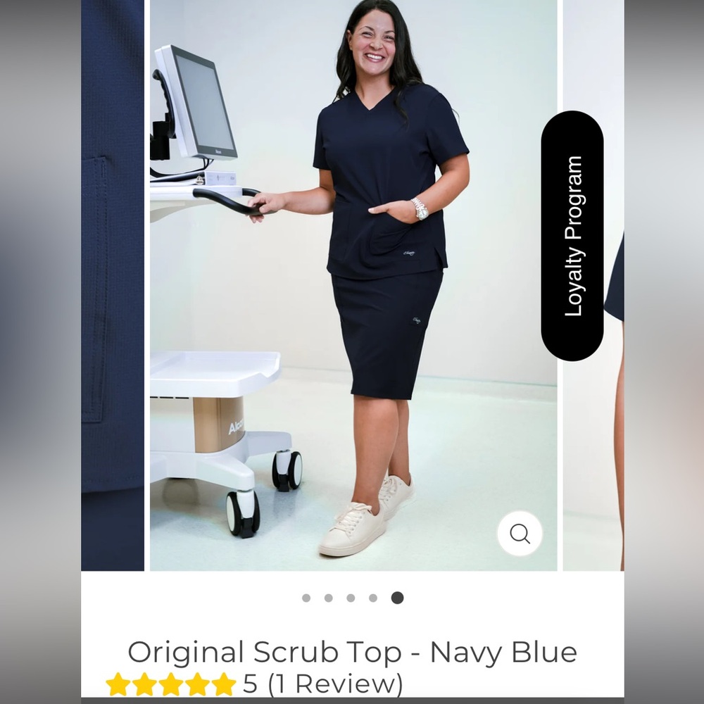 C. Saucy Scrub Top, size 3XL